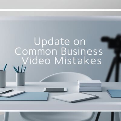 Primeau Productions Reports: Update on Common Business Video Mistakes